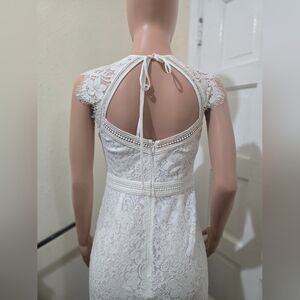 Monsoon Ivory Lace Dress
